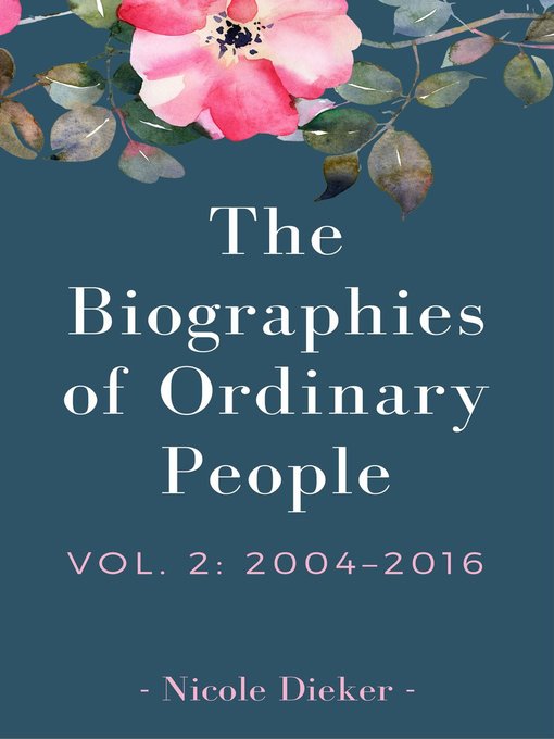 Cover image for The Biographies of Ordinary People, Volume 2